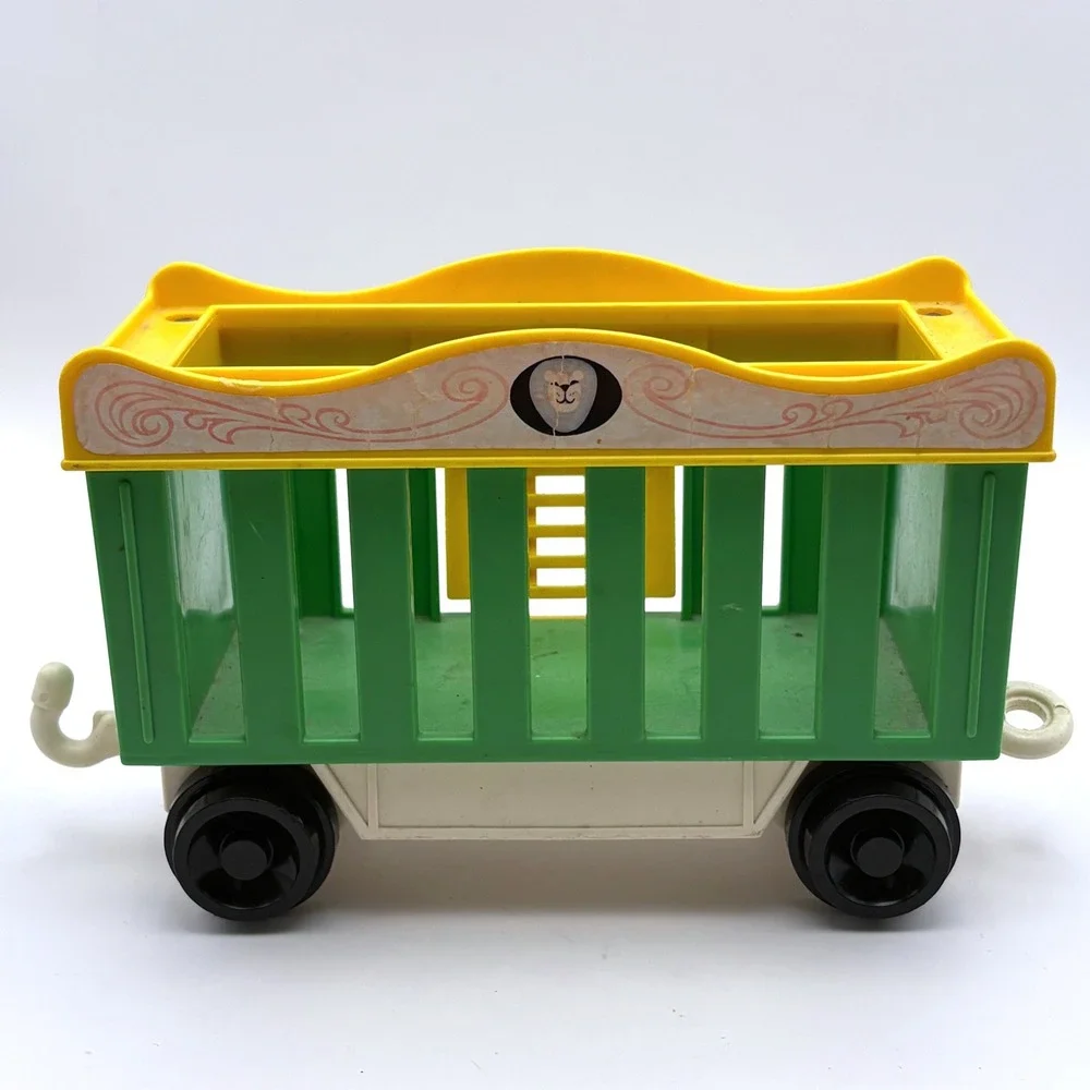 Vtg 1973 Fisher Price Circus Train Cage Car Retro Fisher Price 70s Nostalgia MCM